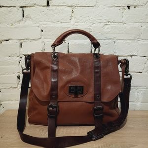 Rudsak Messenger bag, brown leather